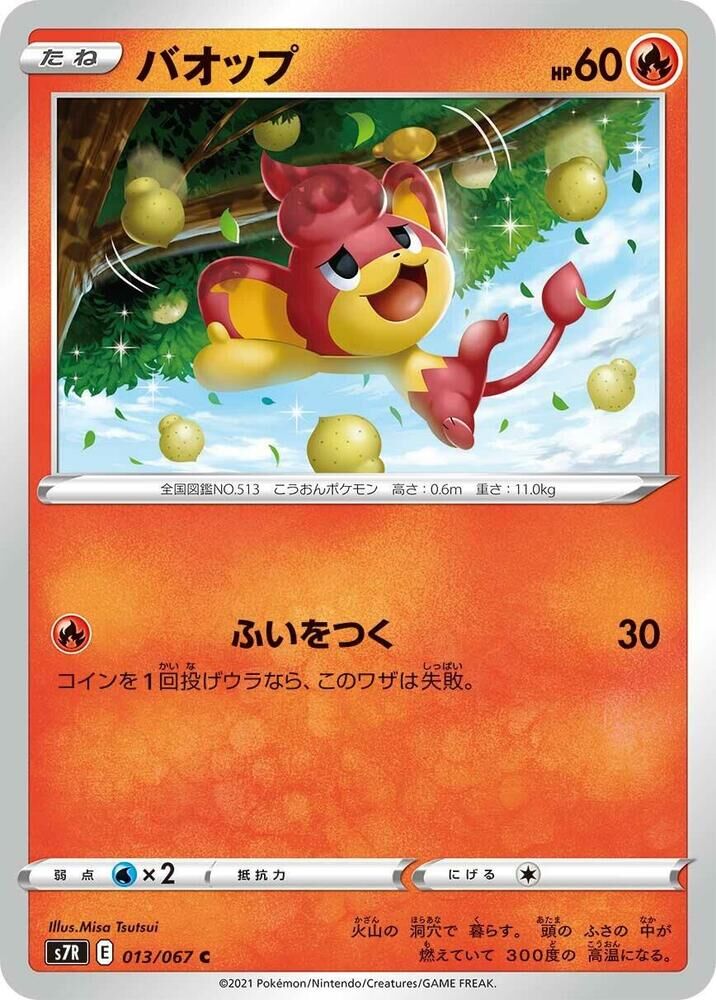 POKEMON JAPANESE S7R 013/067 C