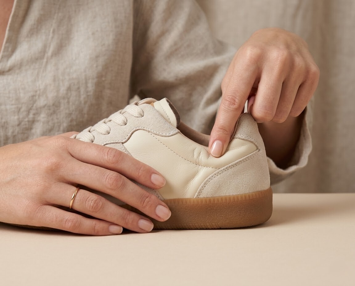 新鞋防磨破皮 OUT!嚴選高規格軟牛皮整體舒適不擠腳,搭配獨家鞋口軟 Q 設計,給予腳踝最溫柔的舒適呵護,告別 OK 繃。