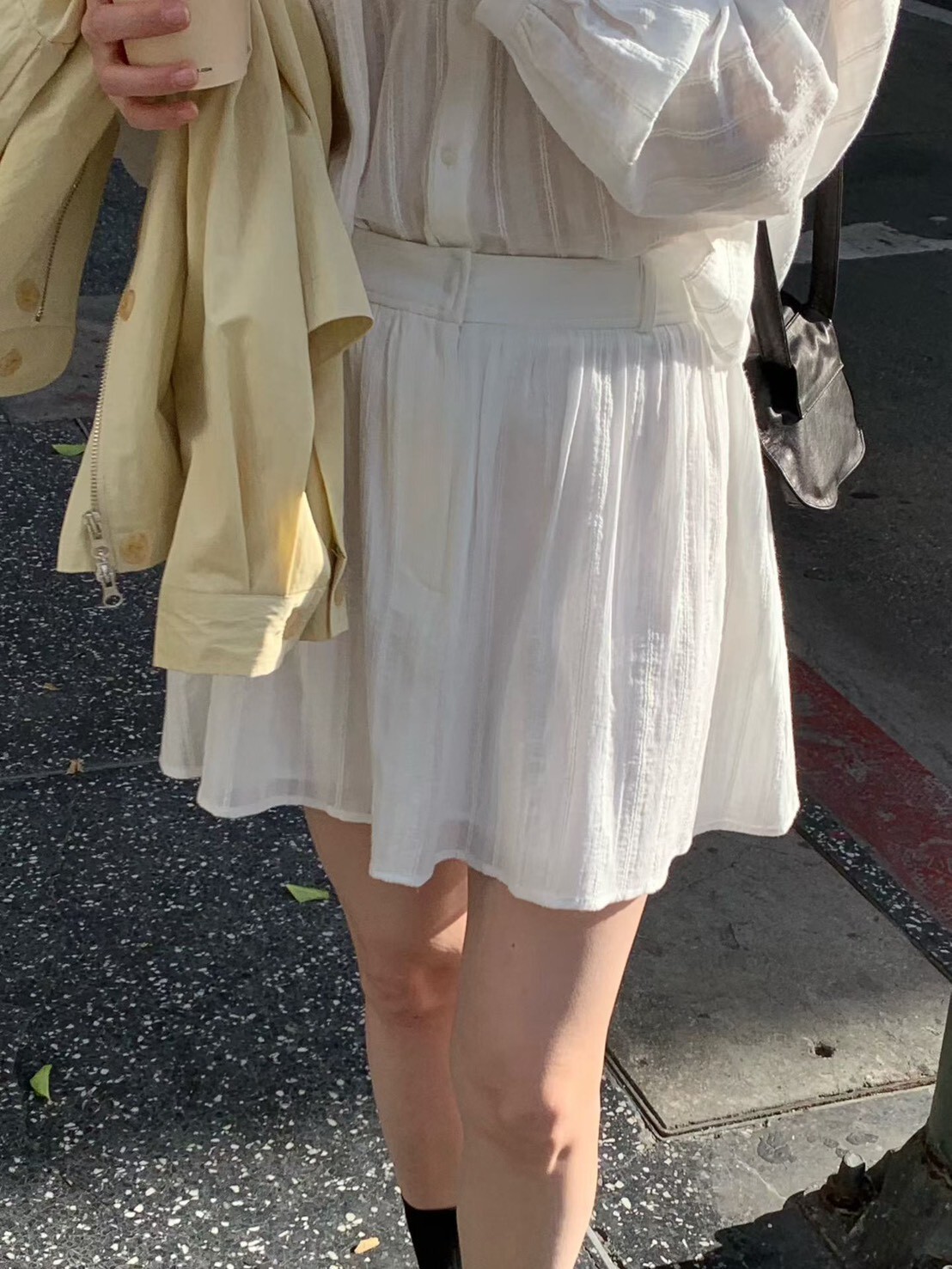 直紋裙內安全褲