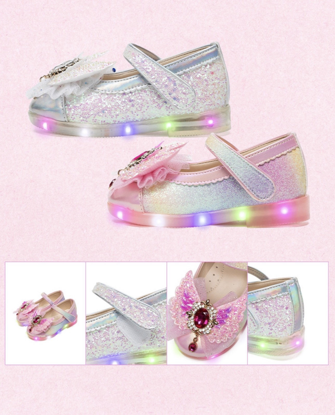 La Stella Popping Bubble LED Shoes