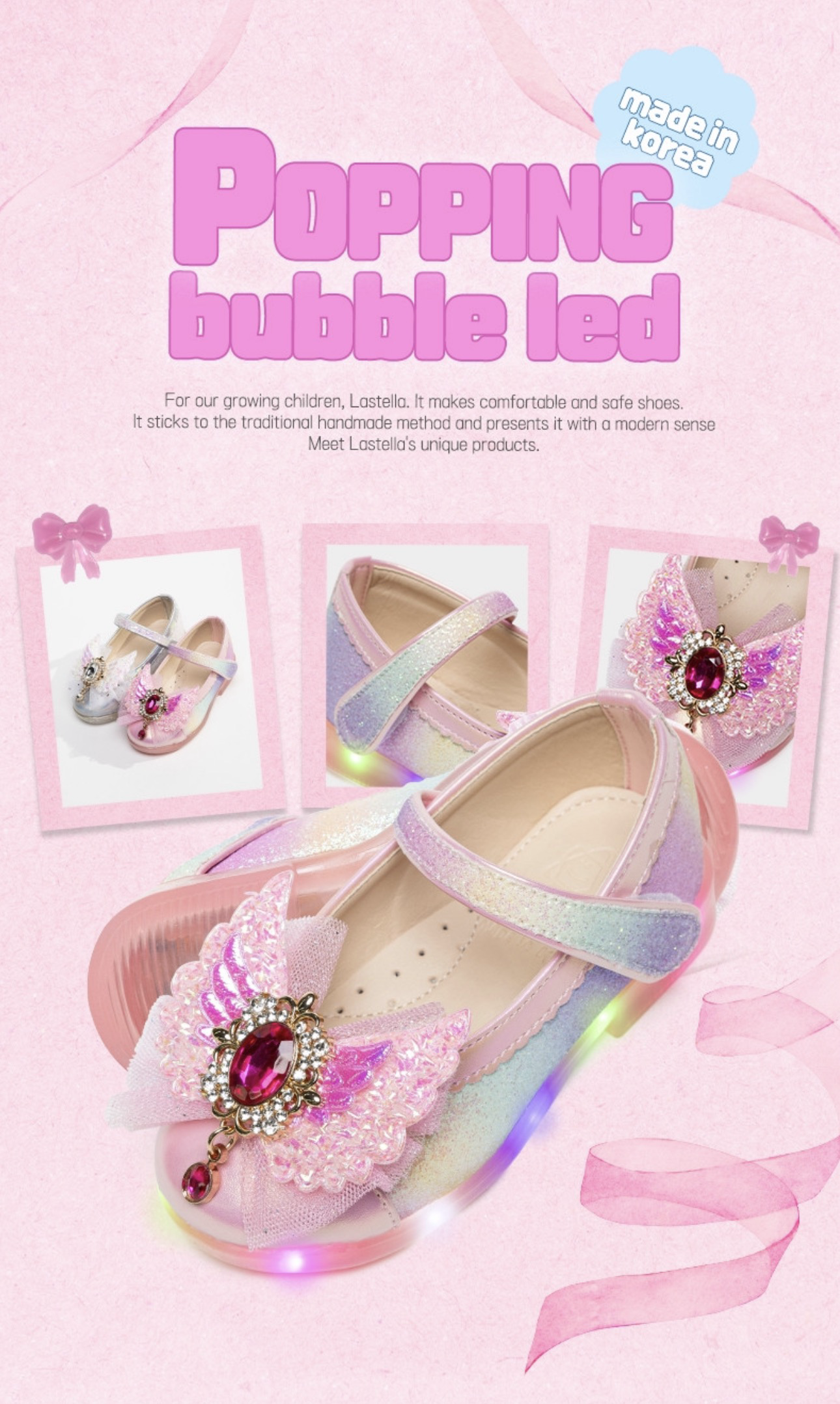 La Stella Popping Bubble LED Shoes