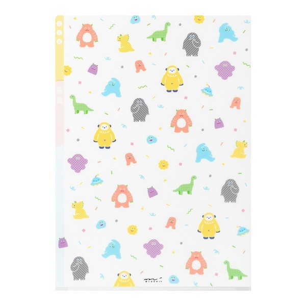 小怪獸 3層資料夾 A4｜日本MIDORI