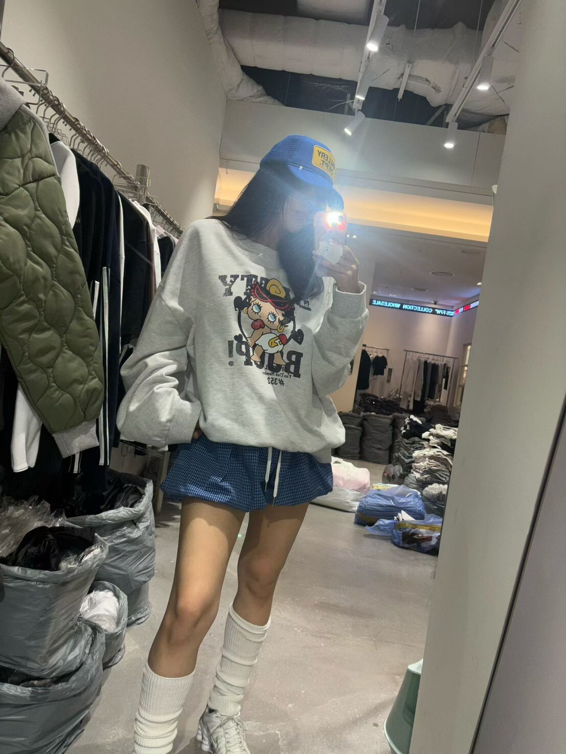 短泡泡綁帶可愛褲