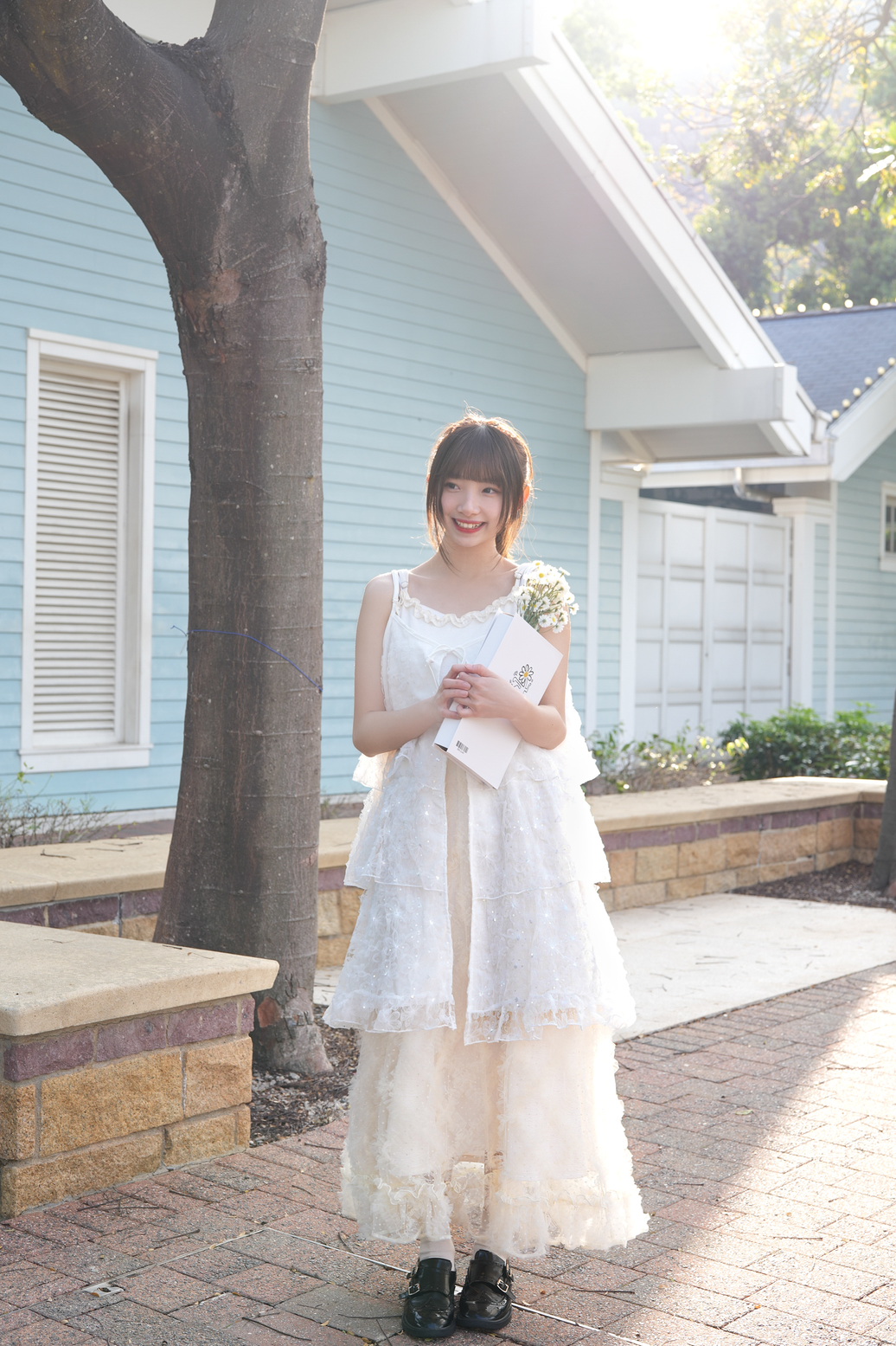 微閃小花綁帶蛋糕Layer · 2色入