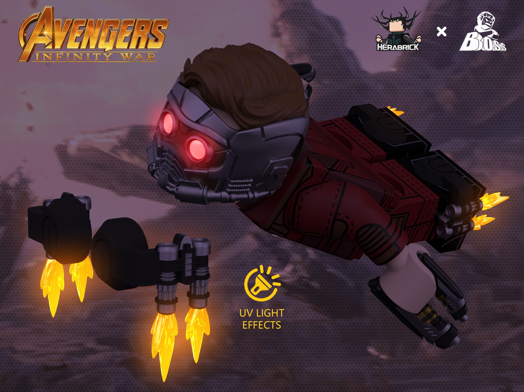 [Boss][Preorder] Avengers: Infinity War 3 「Star-Lord - Expansion Pack [PADprinted]