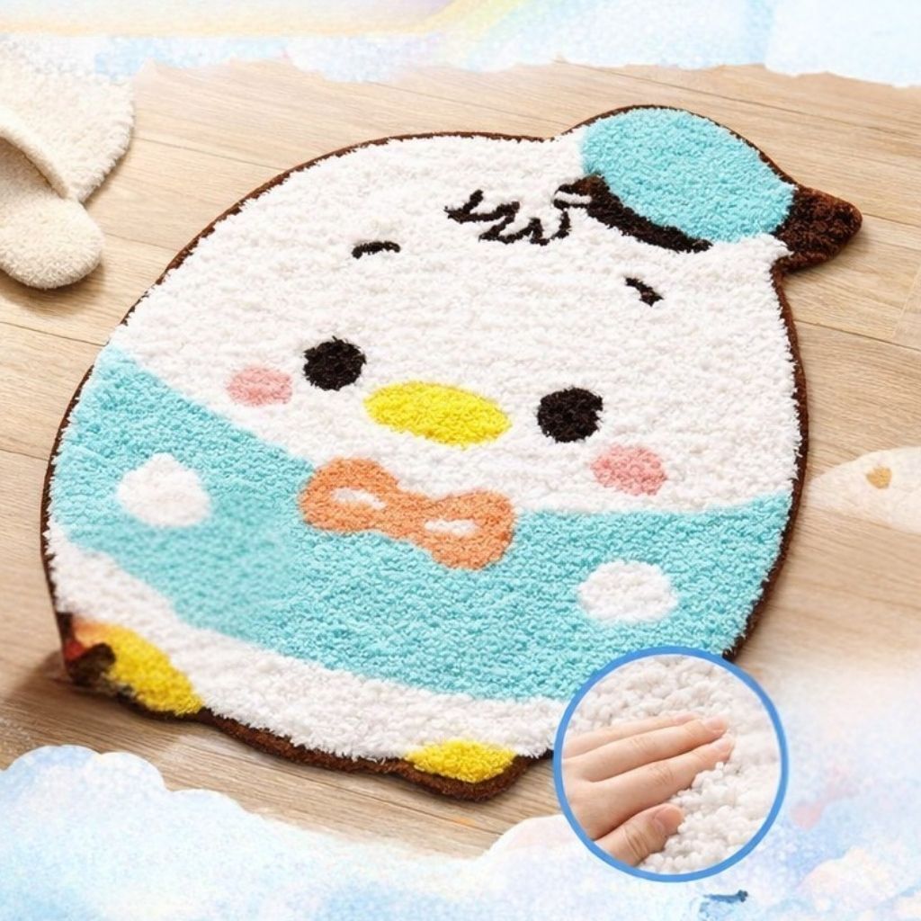 迪士尼 UFUFY |浴室地毯 | 緹花地墊 (唐老鴨)