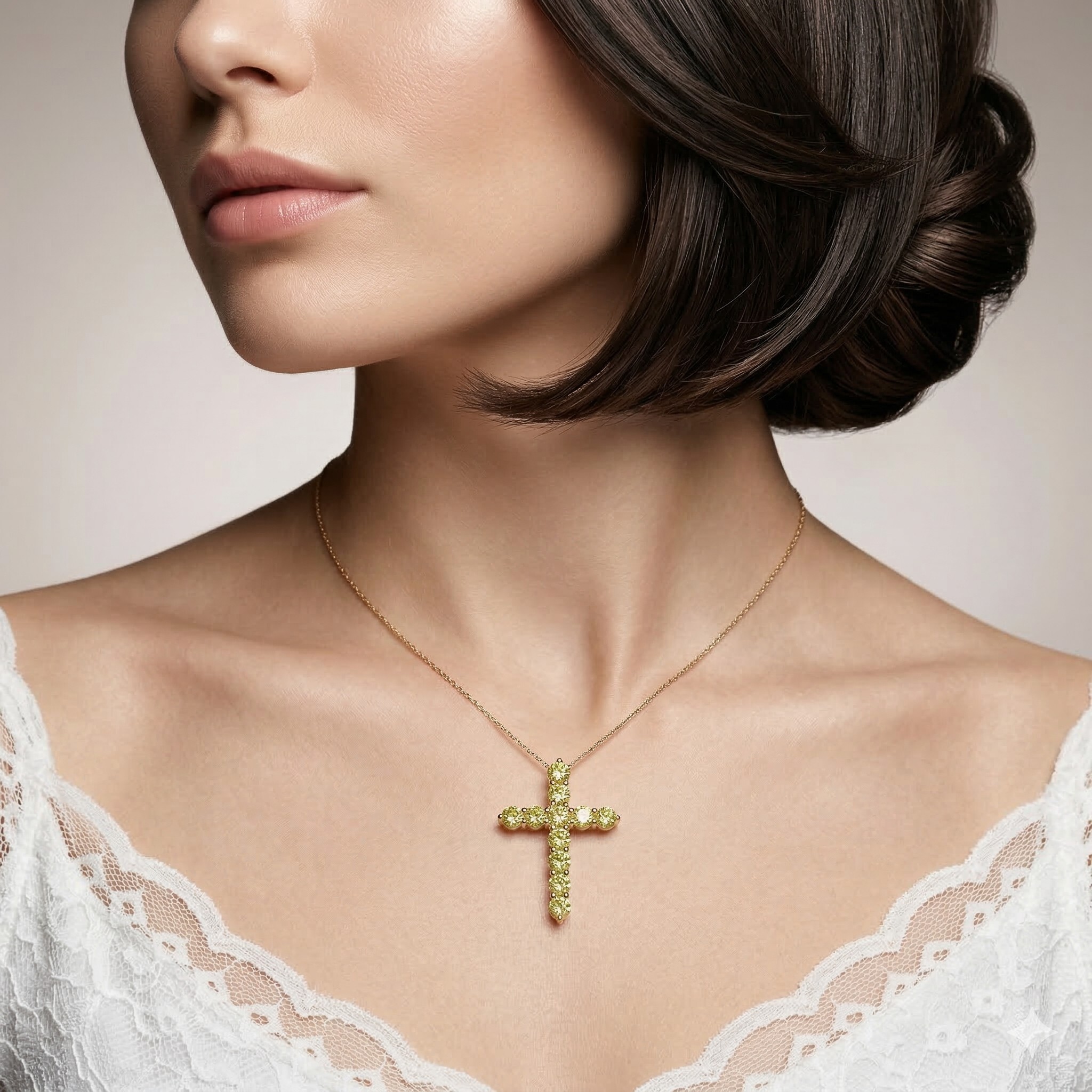 全新14K黃金2卡53份鑽石吊墜