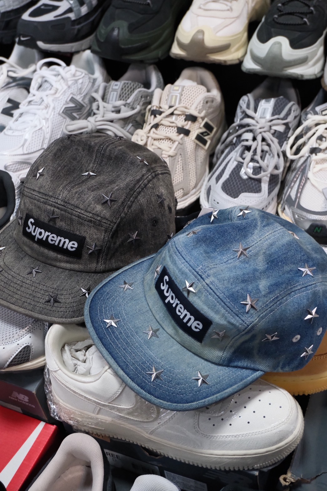supreme Stars Studded Denim Camp Cap 2026SS 開季星星帽