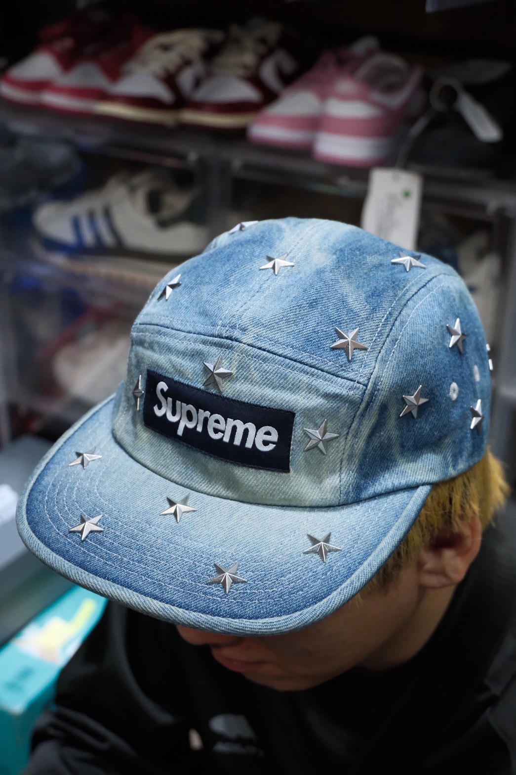 supreme Stars Studded Denim Camp Cap 2026SS 開季星星帽