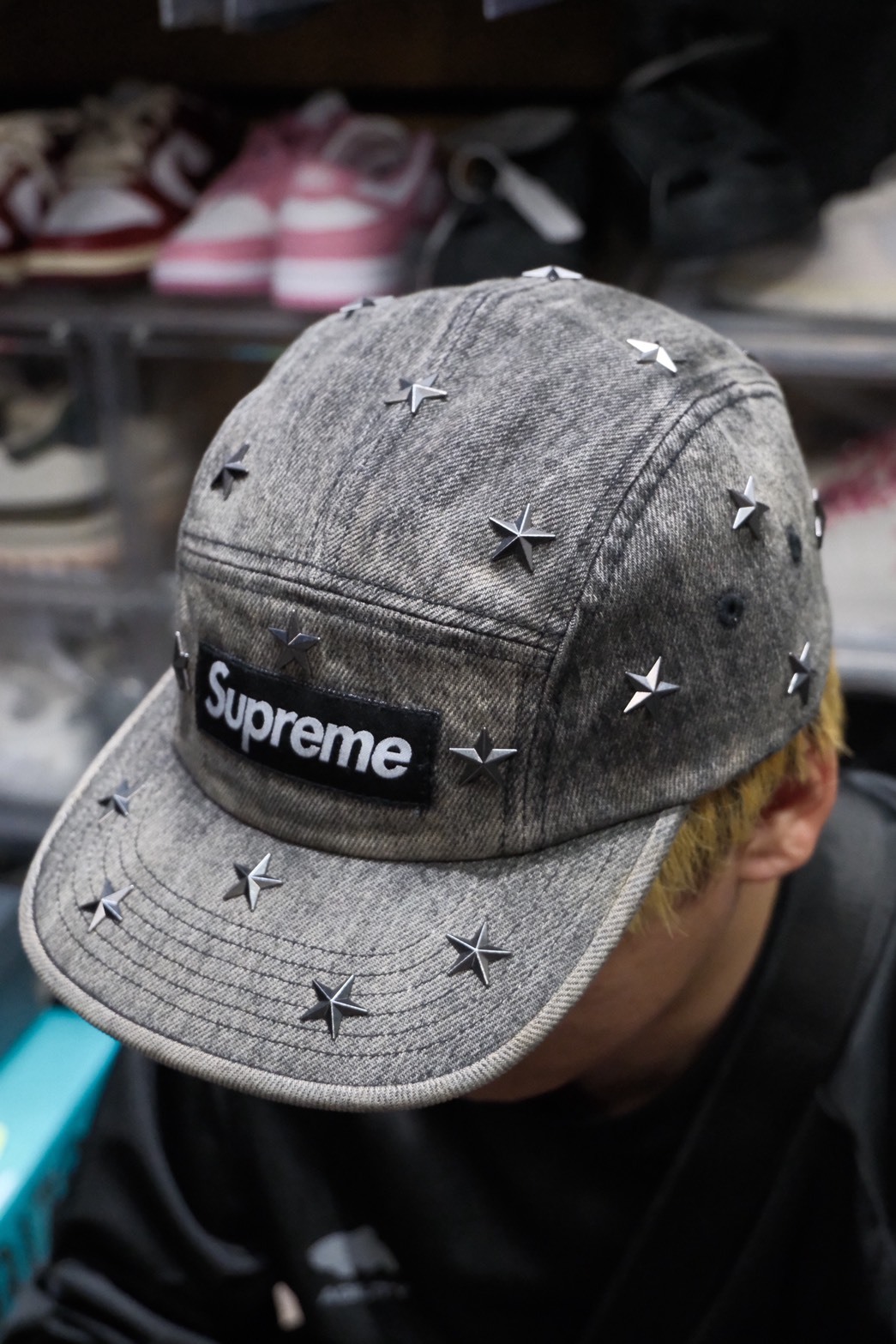 supreme Stars Studded Denim Camp Cap 2026SS 開季星星帽