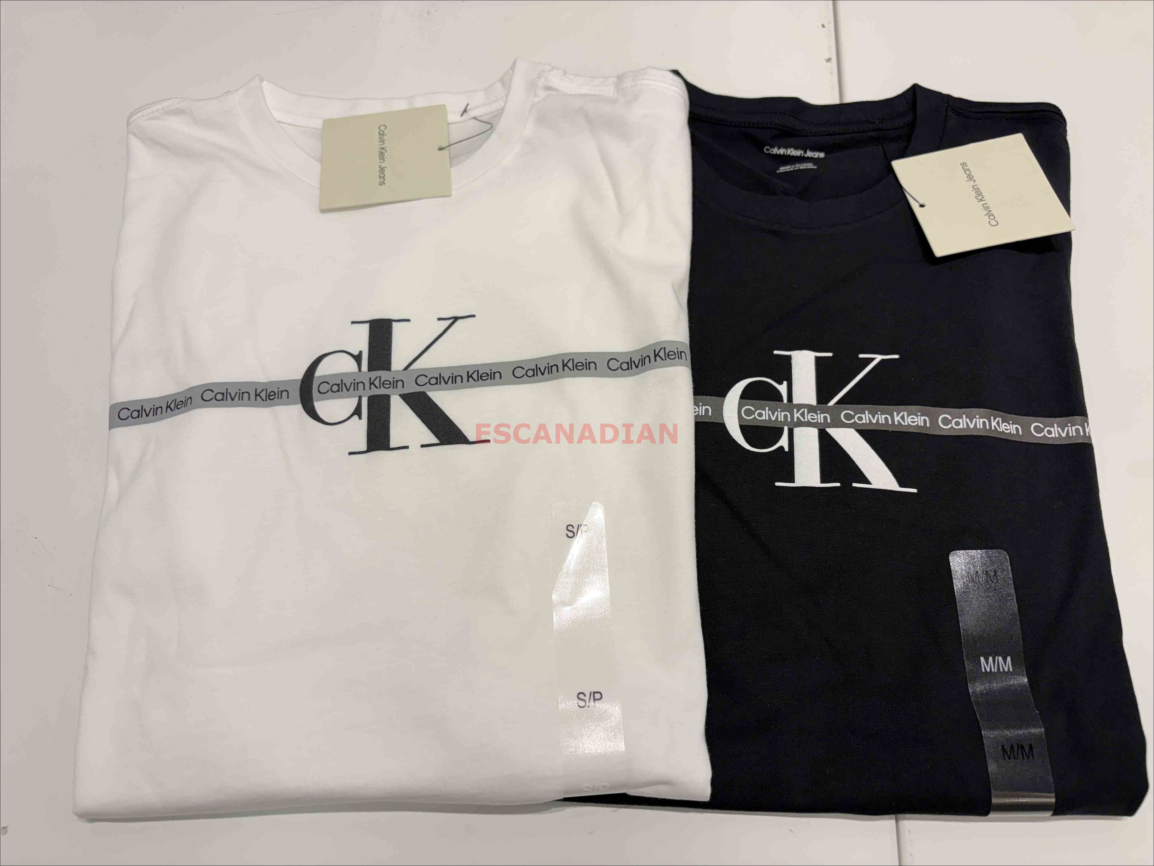 CK 男大人 造型LOGO 短TEE (2色)