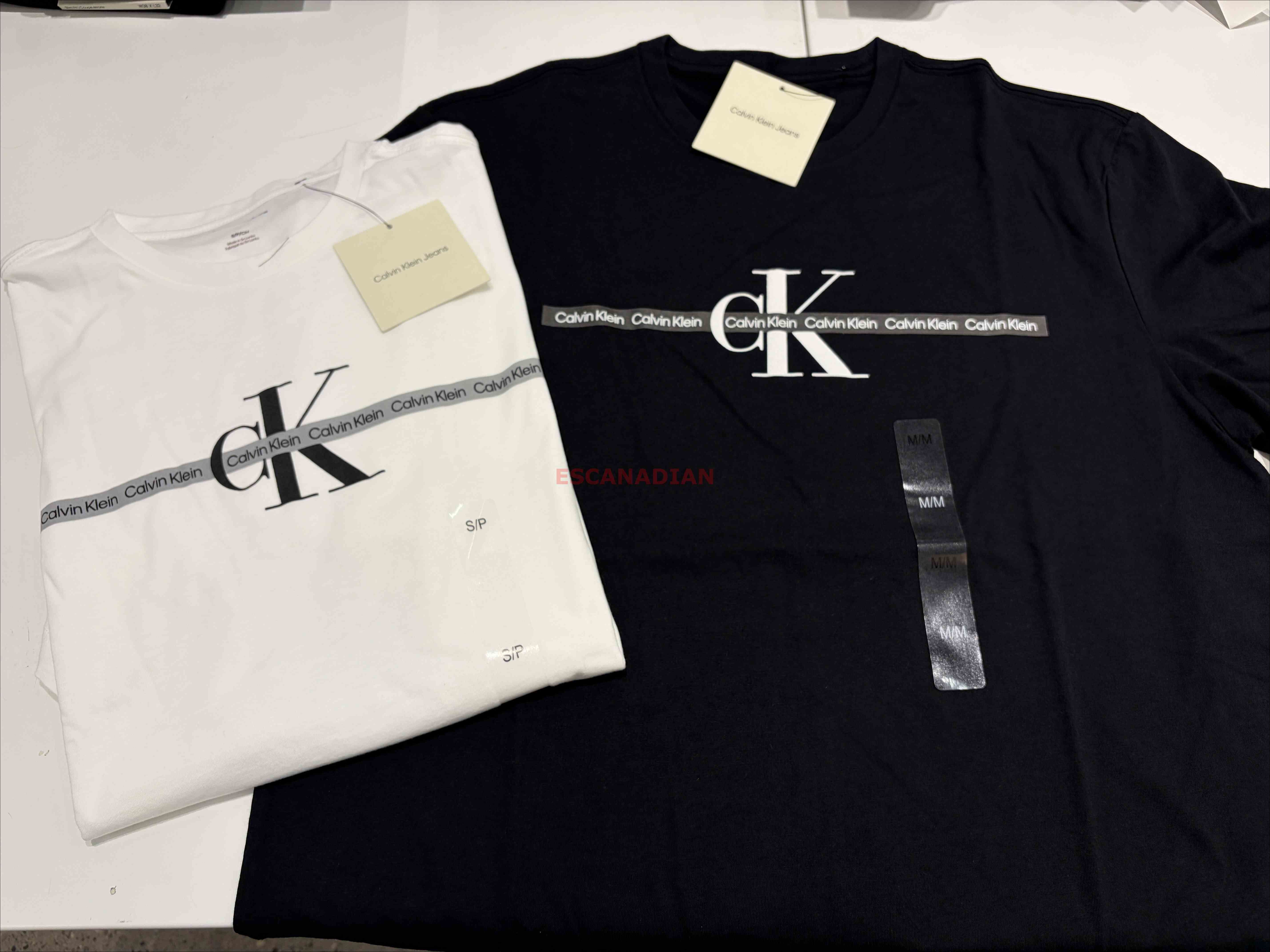CK 男大人 造型LOGO 短TEE (2色)
