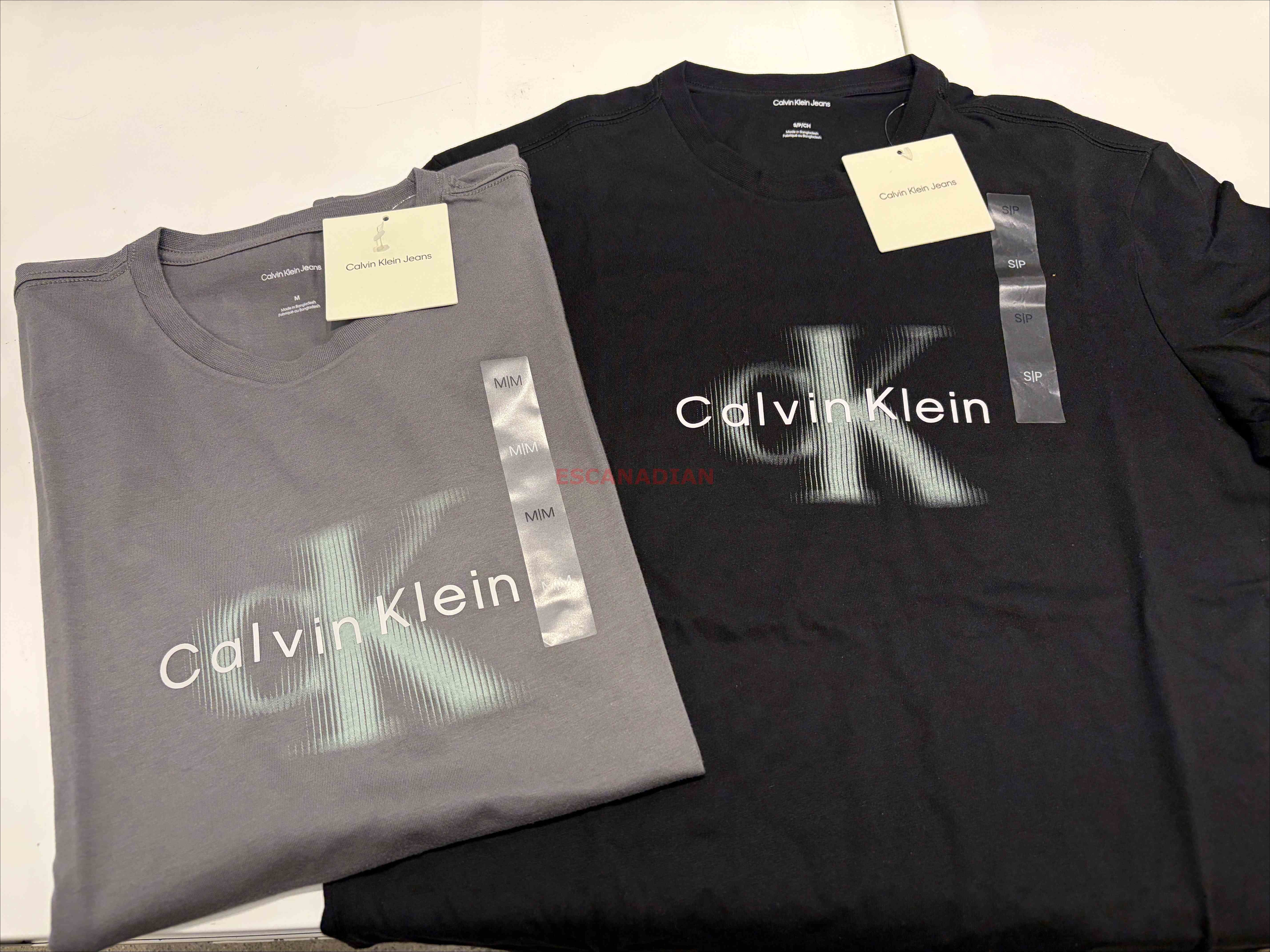 CK 男大人 造型LOGO 短TEE (2色)