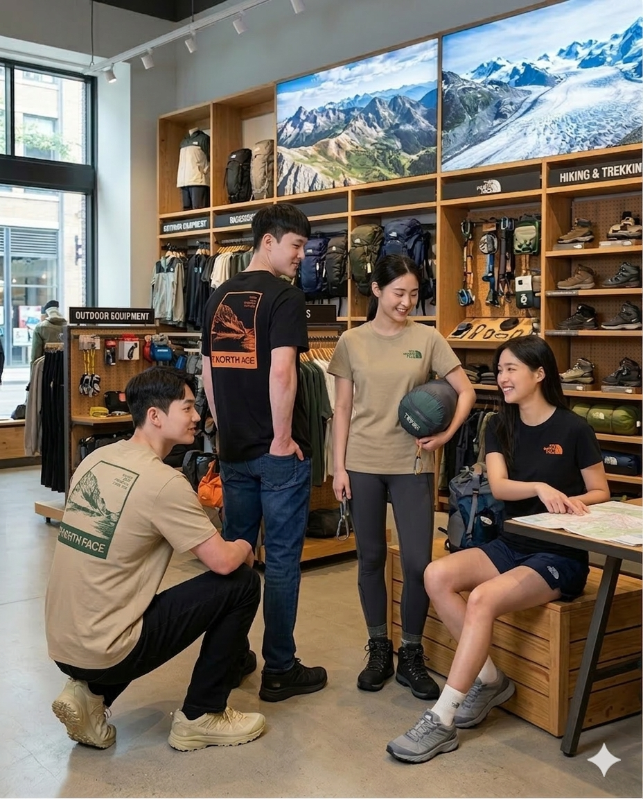 【預購】 The north face K0311800 前後印花Logo TEE