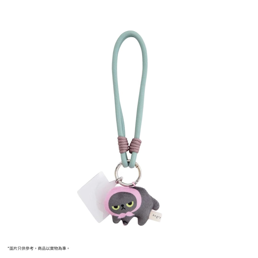 Angry Machiko電話繩 (薄荷綠色)