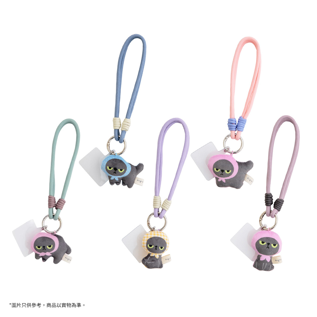 Angry Machiko電話繩 (紫色)