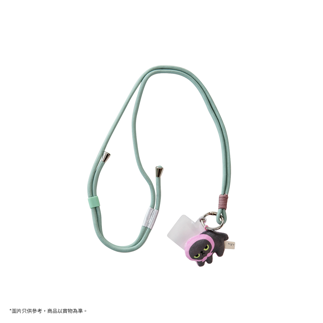 Angry Machiko 掛頸電話繩 (薄荷綠色)