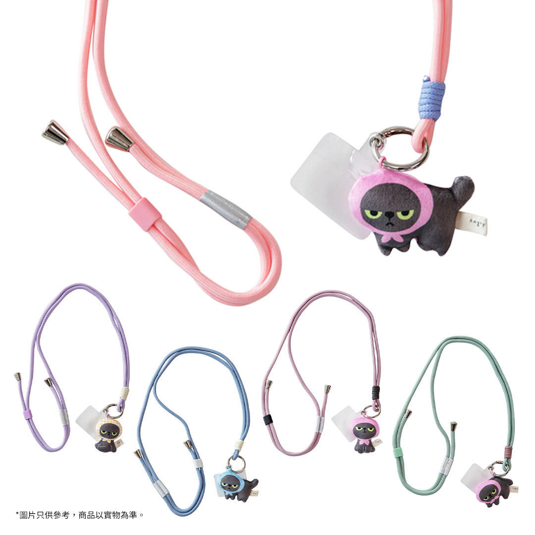Angry Machiko 掛頸電話繩 (薄荷綠色)