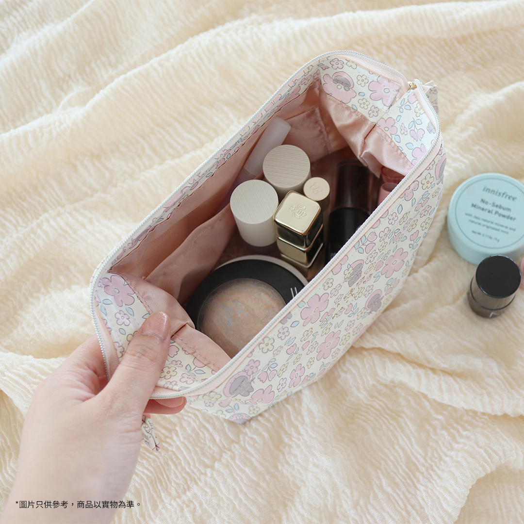 Angry Machiko化妝袋 (粉紅色)