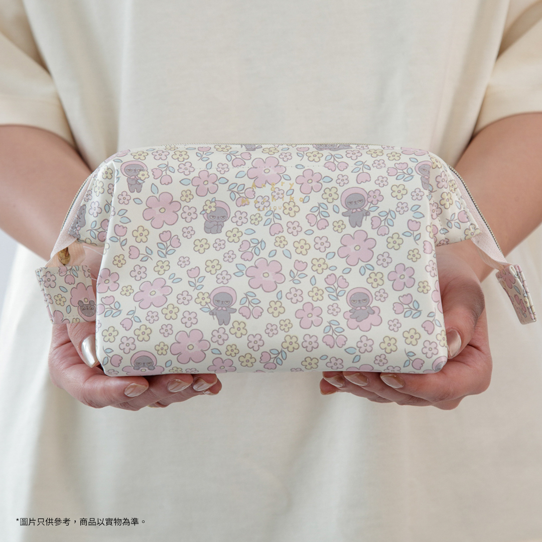 Angry Machiko化妝袋 (粉紅色)