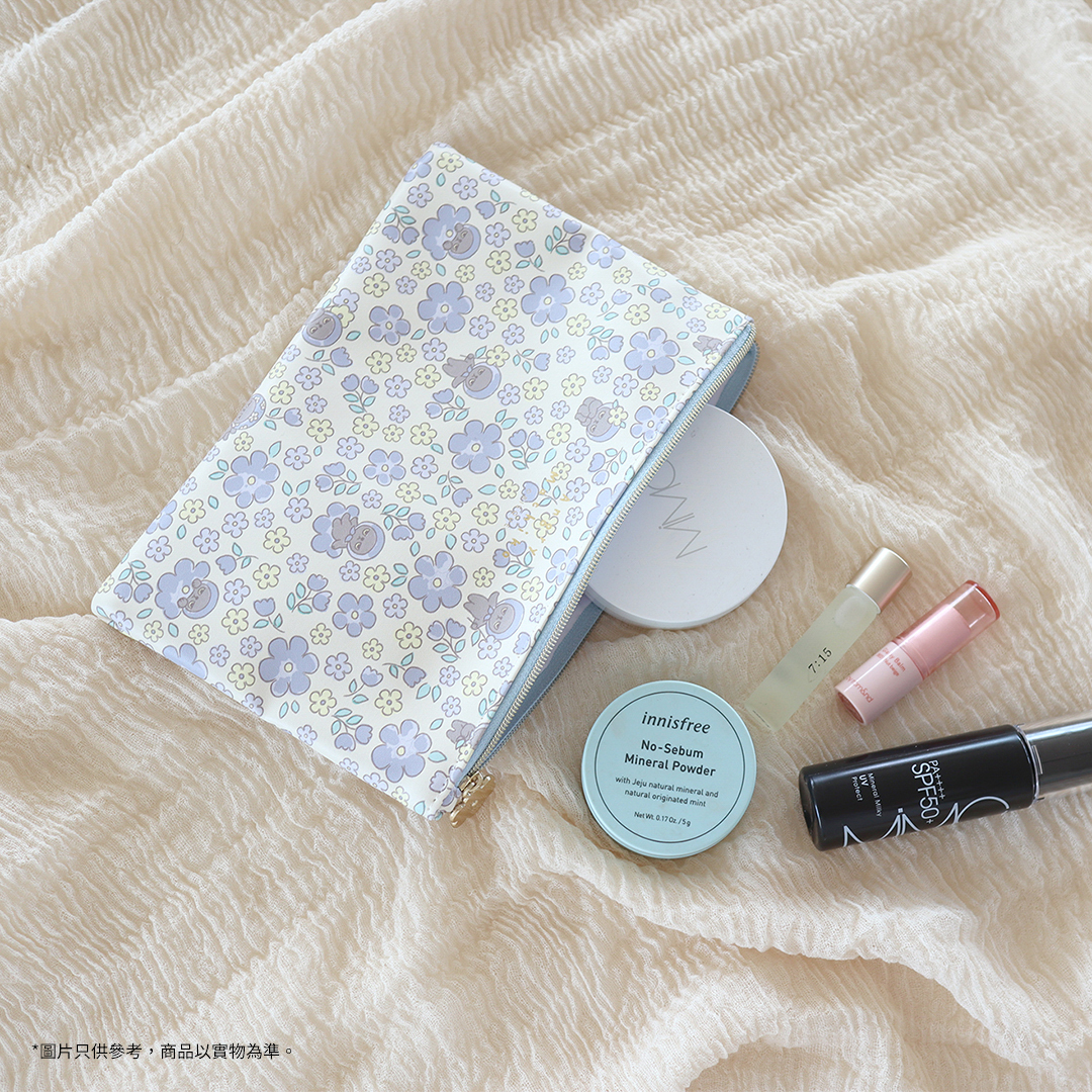 Angry Machiko 化妝袋 (藍色)