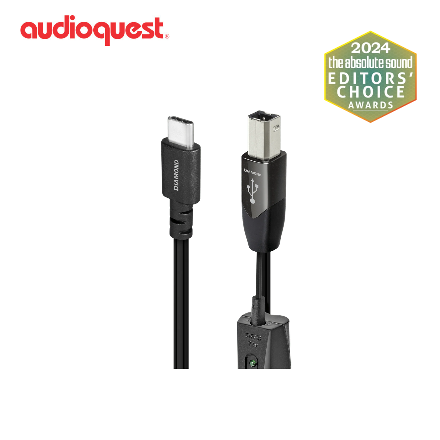AudioQuest 鑽石 Diamond USB 線 (USB-C > B)