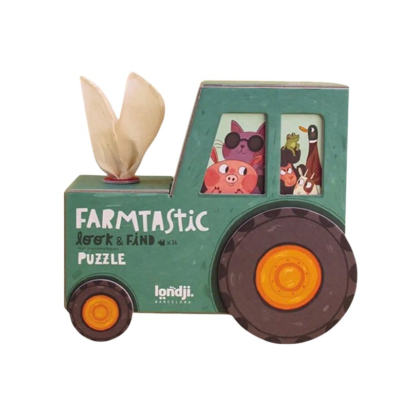 西班牙Londji 歡樂農場找找看拼圖