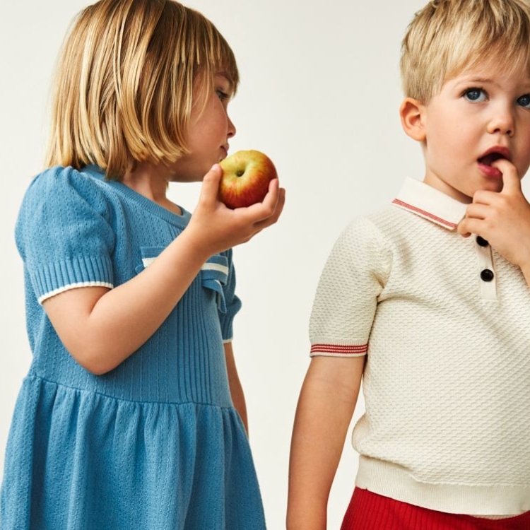 FUB 撞色Polo領上衣 Pique Polo - ecru