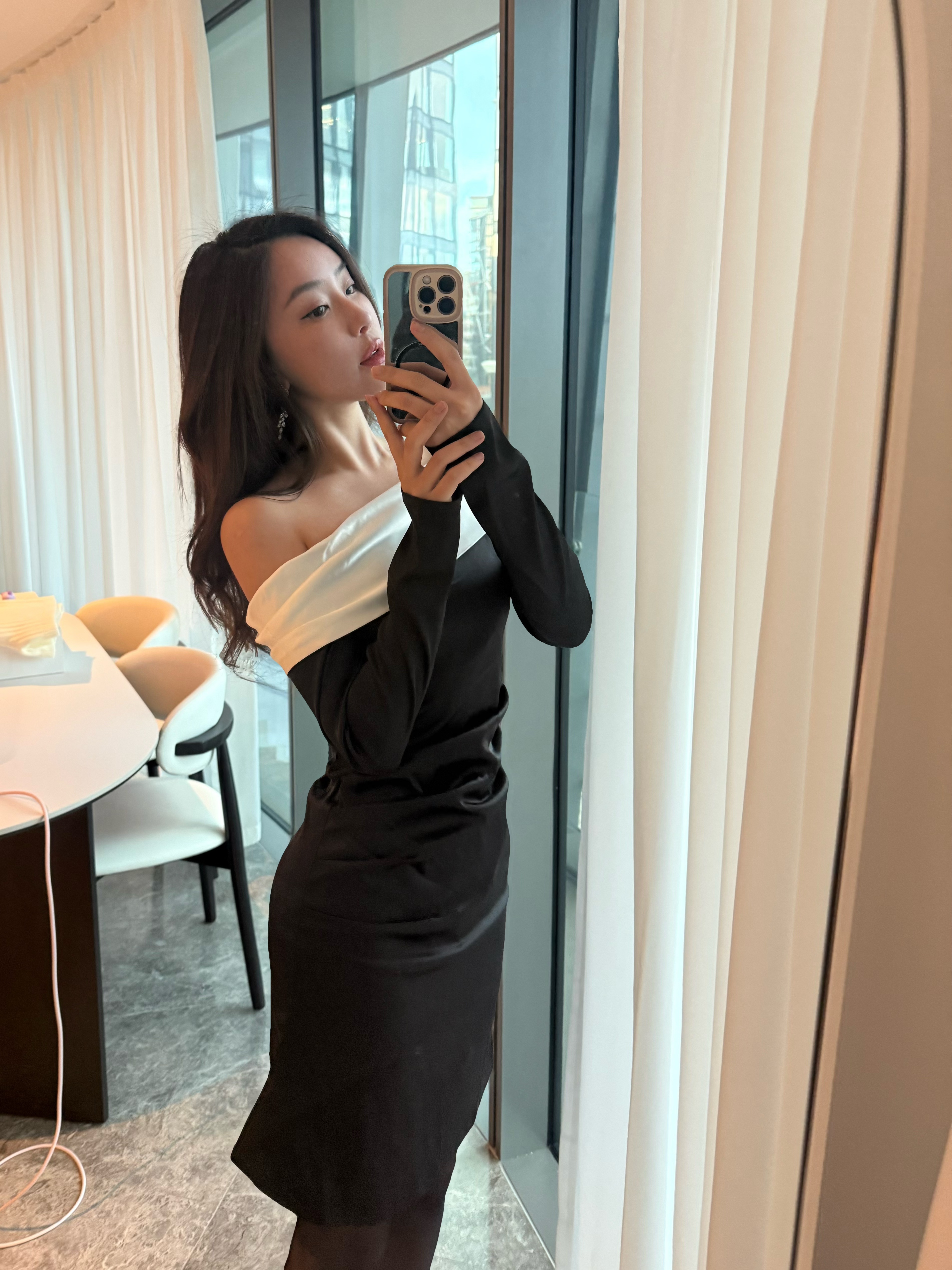 Black and White dress