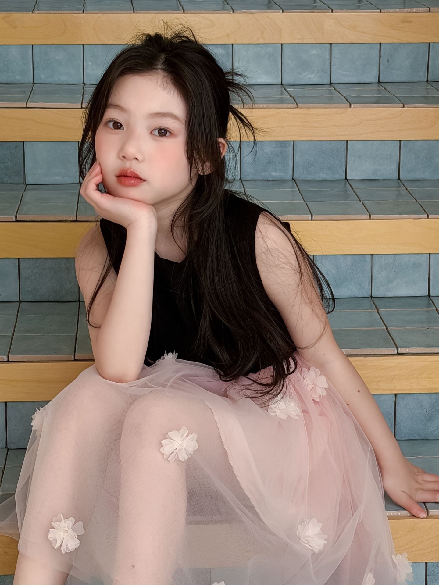 芭蕾感澎澎紗裙洋裝