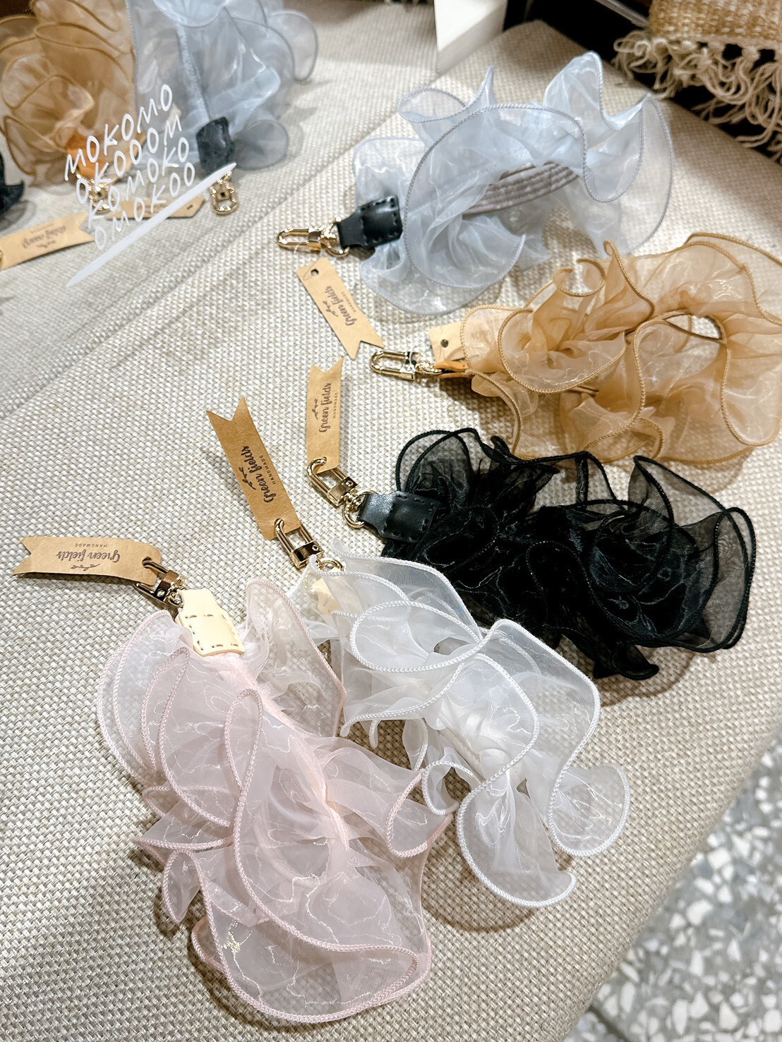 0312限時品牌快閃。透紗波浪手機掛繩 (五色)