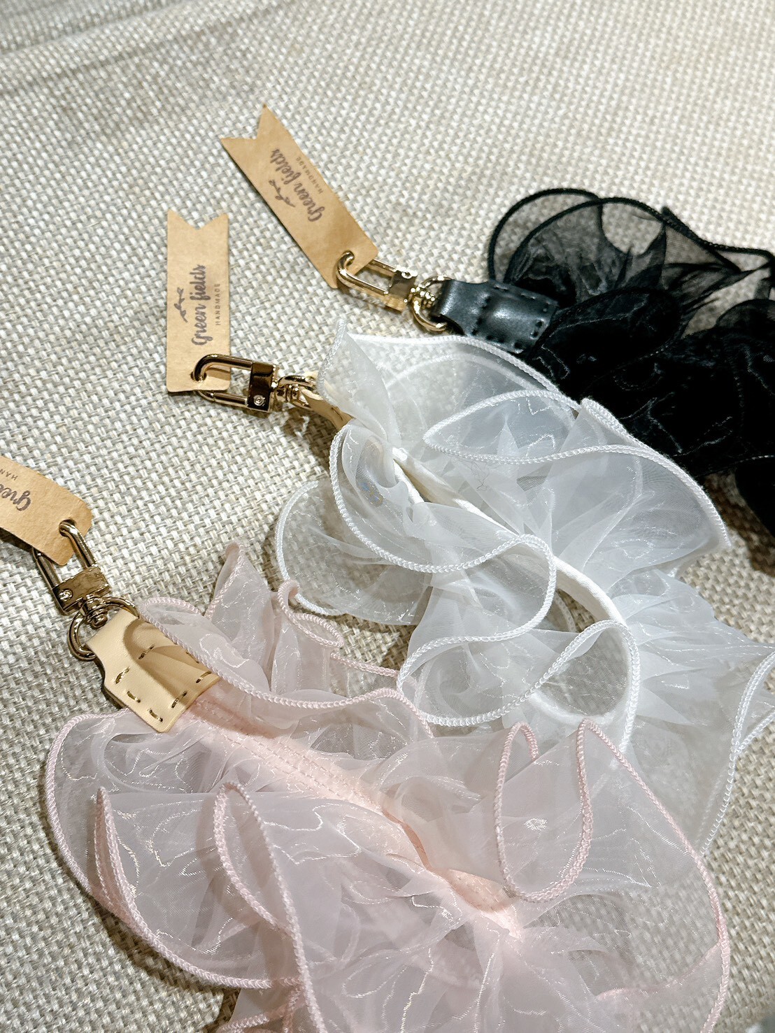 0312限時品牌快閃。透紗波浪手機掛繩 (五色)