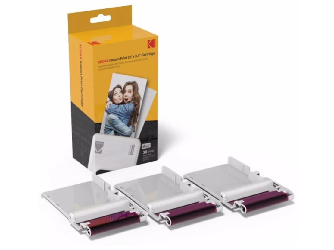 Kodak ICRG-330 3x3" 專用即影即有相紙連墨盒 (30 張)(H12 KA489)