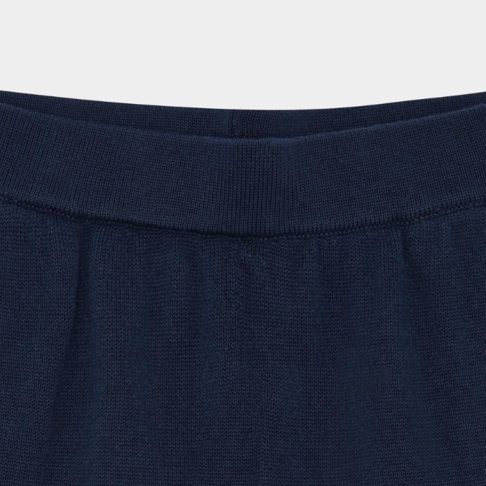 FUB 素色針織短褲 Shorts - dark navy