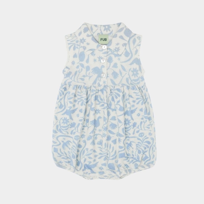 FUB 精緻印花包屁衣 Baby Romper Suit - otomi