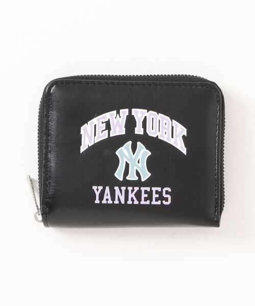 【預購】J0312601 MLB 三折銀包 黑色 WLT07