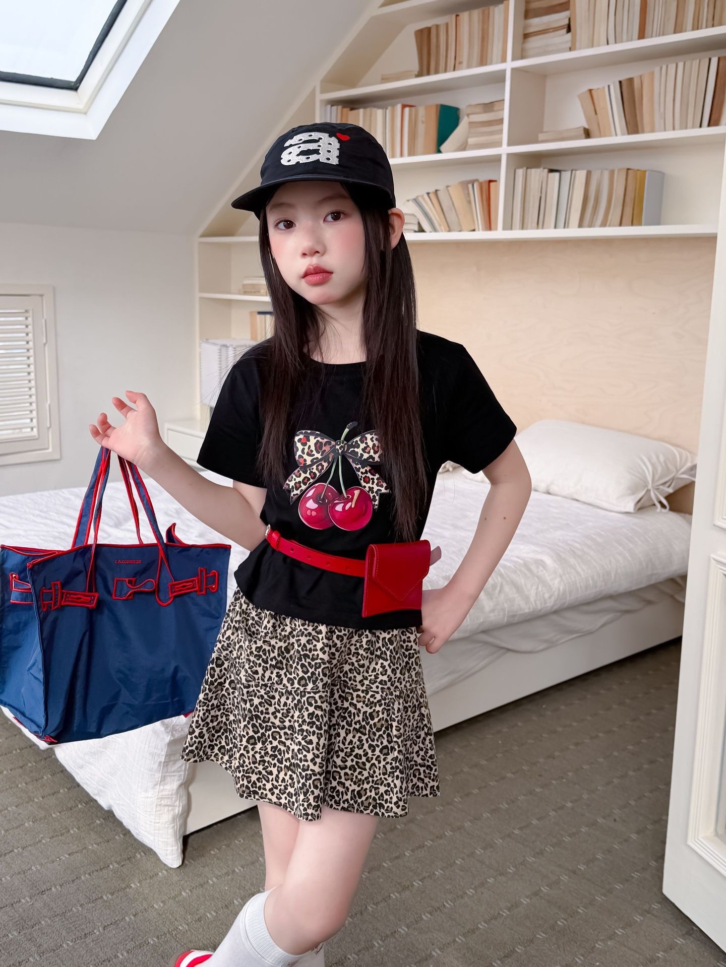 夏天也要來一件豹紋裙