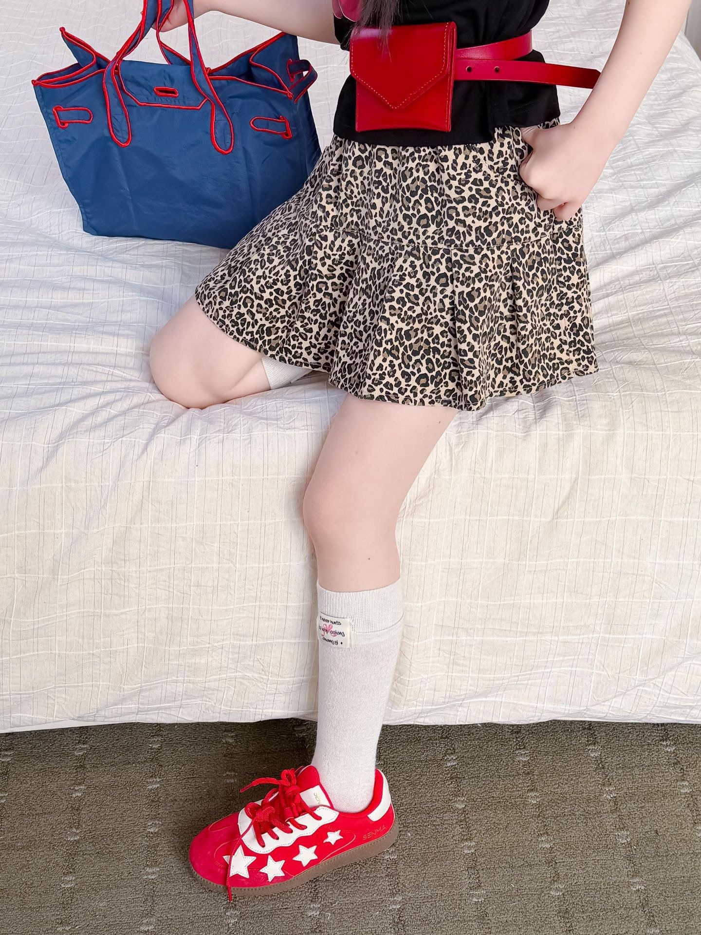 夏天也要來一件豹紋裙