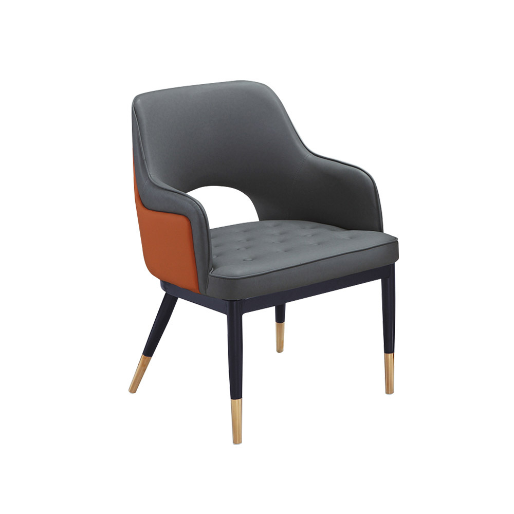 柏蒂家居-特倫頓時尚造型單人休閒椅/餐椅/洽談椅(單椅)