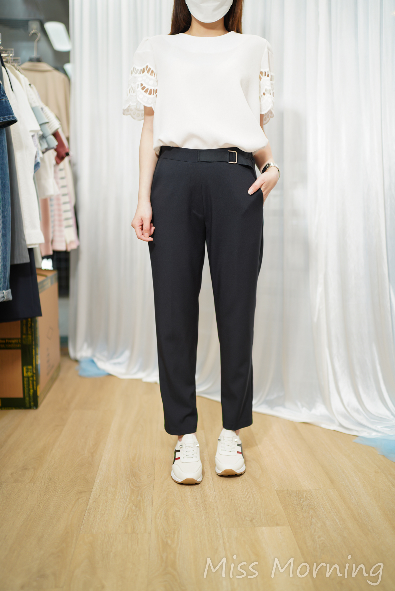 修腳顯瘦西褲(34108)