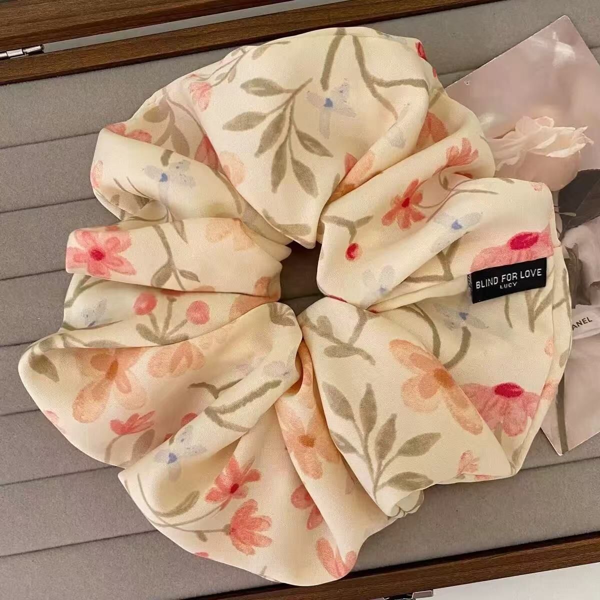 [2 FOR RM10] Delicate Floral Scrunchies