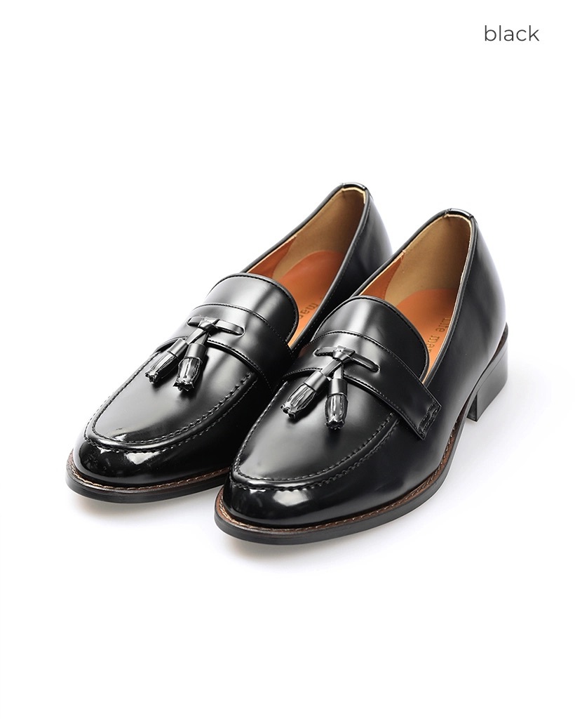 <日系穿搭必備!!>日本 Resoll 流蘇 樂福 作舊 皮鞋 二色