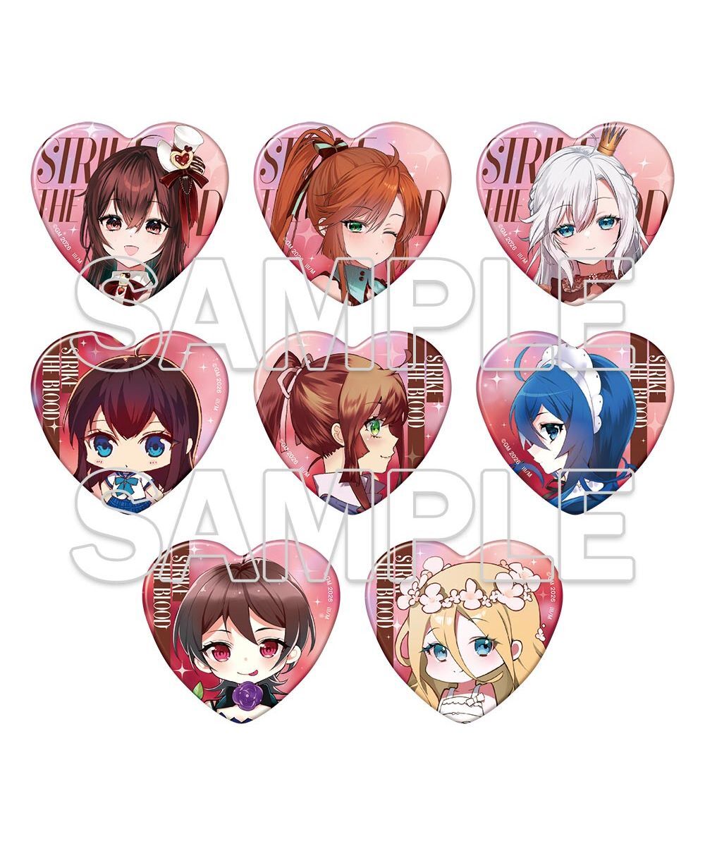 預購-『噬血狂襲』集換式心型徽章 Chocolate Ver. PACK盲盒販售 隨機出貨【日本進口精品】