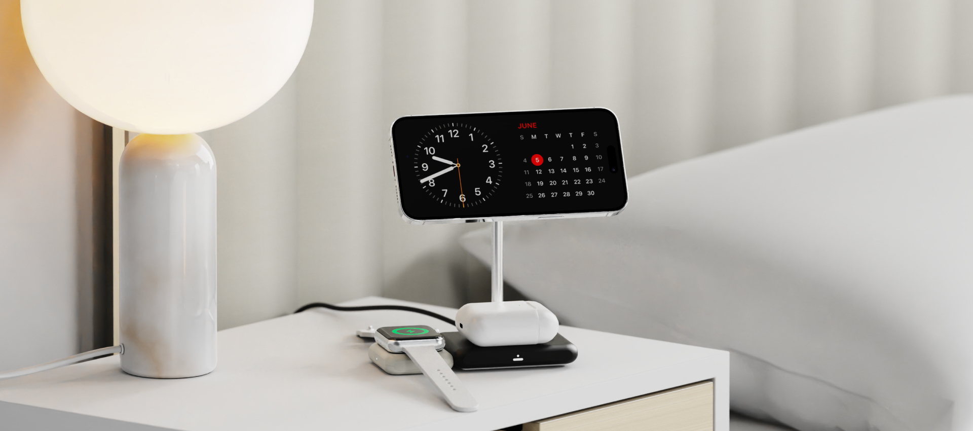 Allite WQ1 2+1 磁吸無線充電座