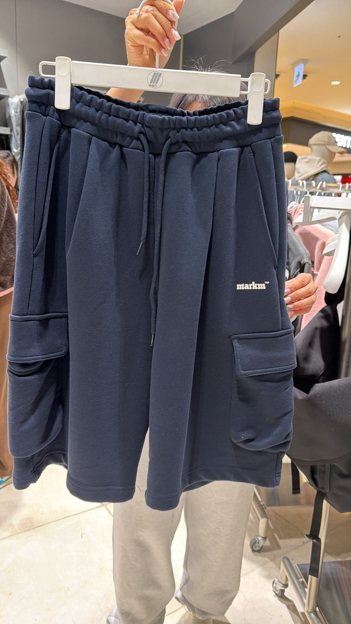 韓國代購 MARKM 有袋款-男女同款短褲MA1204