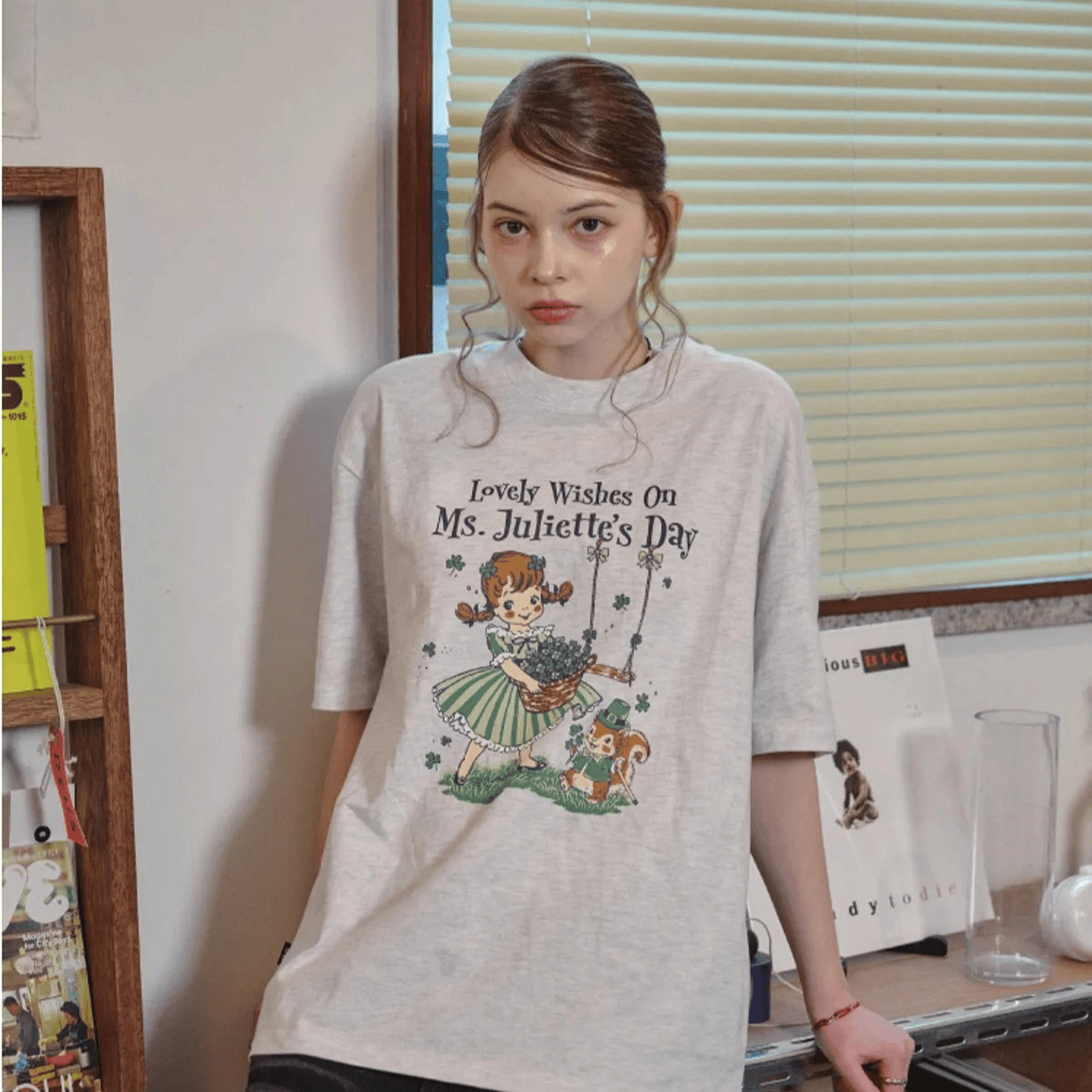 CPGN STUDIO｜Juliette Clover T-Shirt [2 colors]