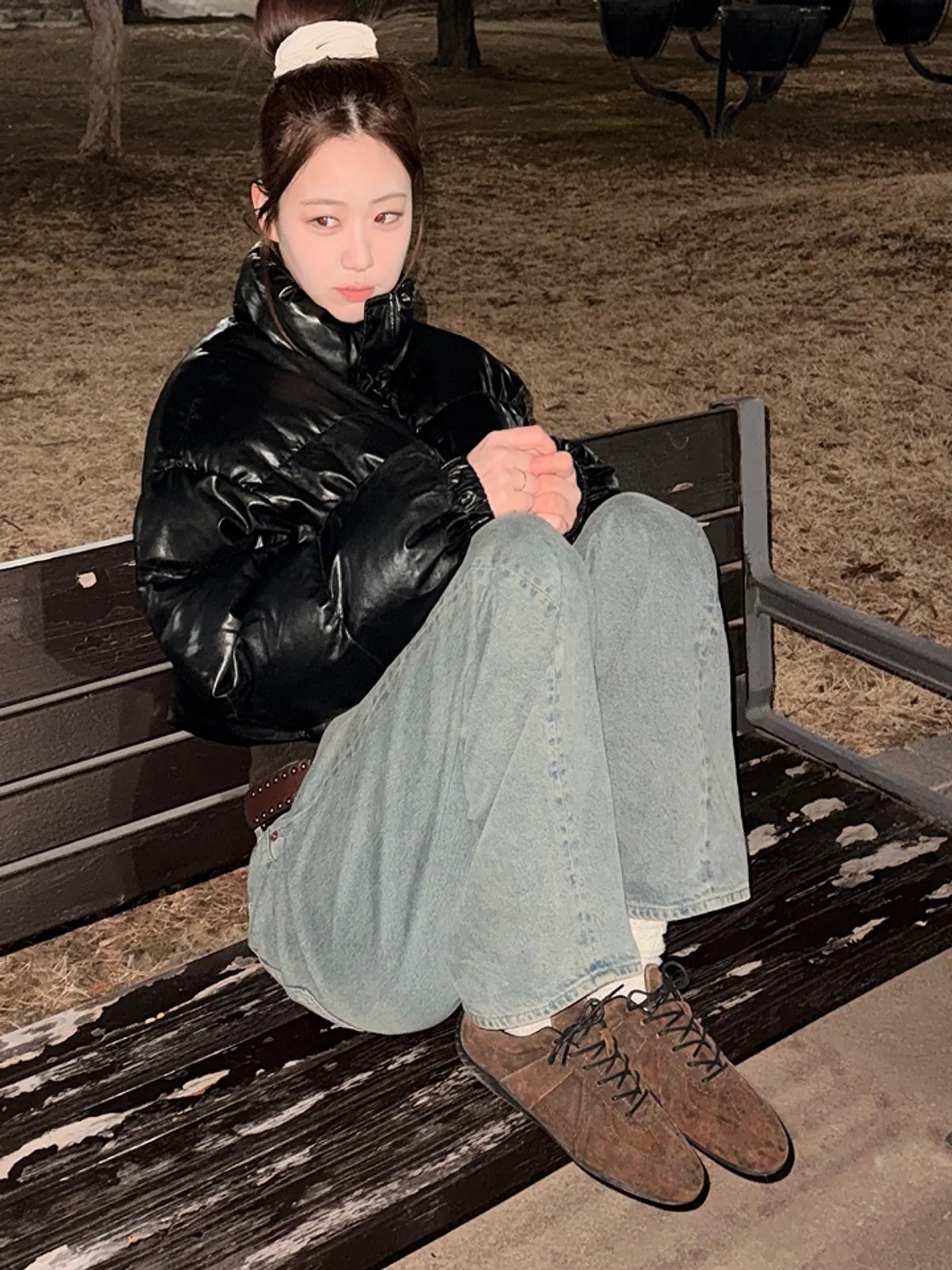 SHOOPEN Leather Racer Sneakers