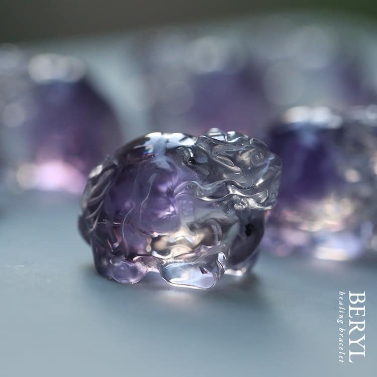 巴西天然紫水晶龍龜擺件