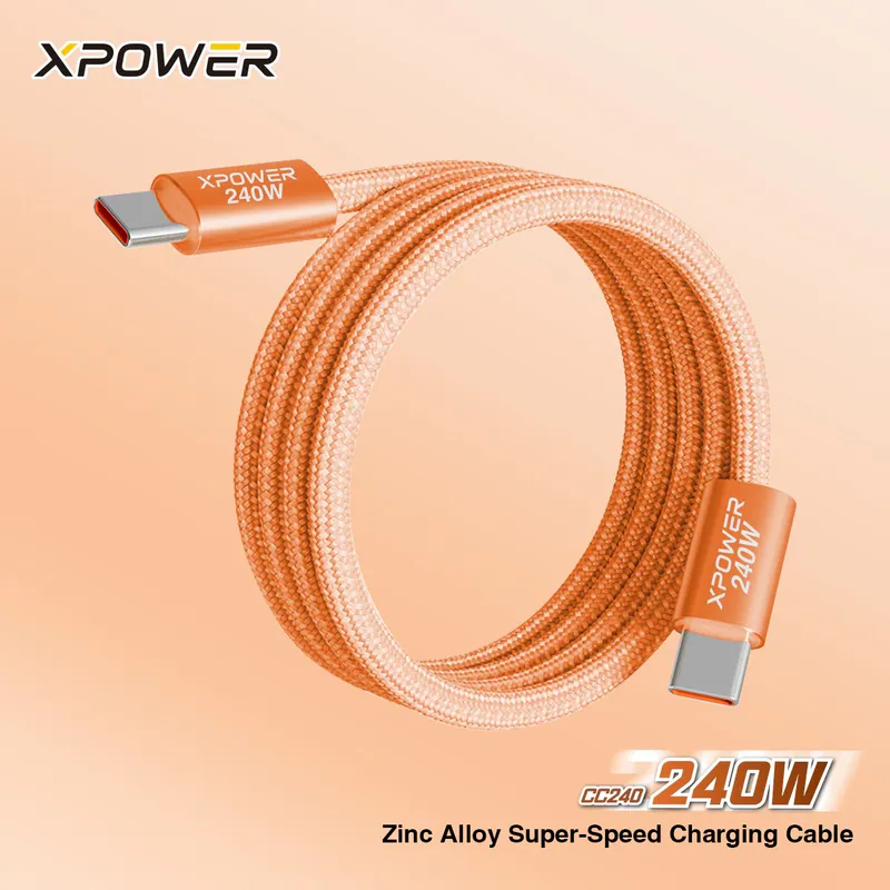 XPower CC240 240W Zinc Alloy Super-Speed Charging Cable