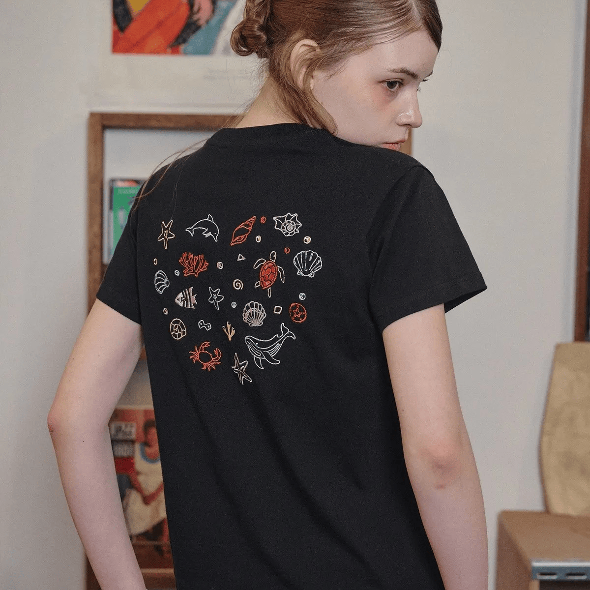 CPGN STUDIO｜Ocean Love Crop T-shirt [2 colors]